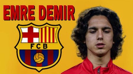 اللاعب التركي إمره دمير رسميا في صفوف برشلونة 